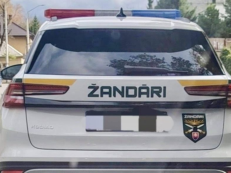 Vozidlo Žandárskeho zboru.