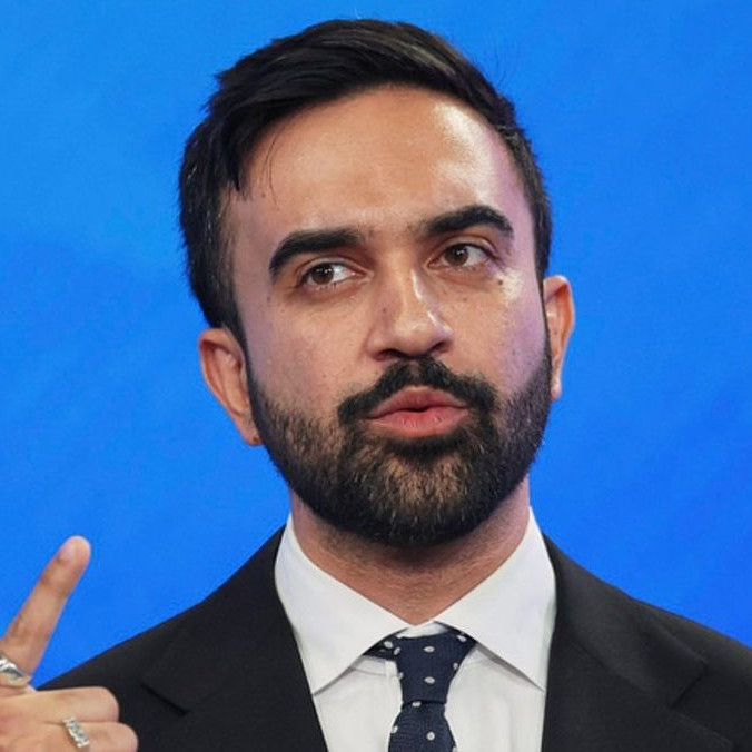 Na snímke Zohran Mamdani.