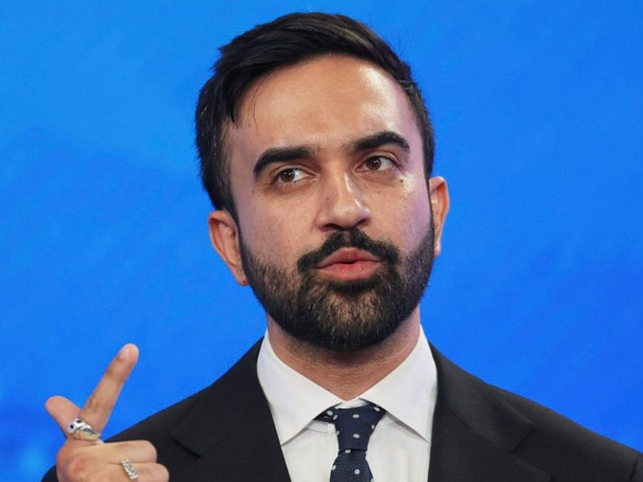 Na snímke Zohran Mamdani.