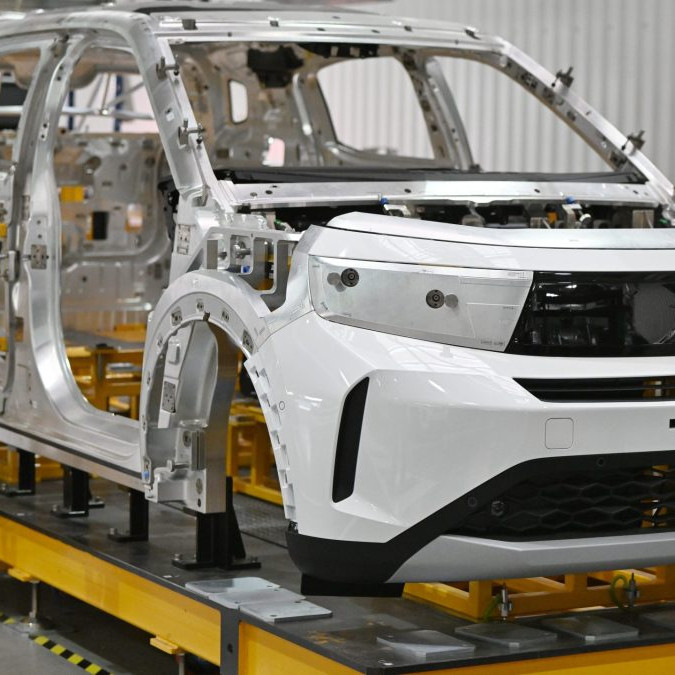 Na snímke výrobný závod pri príležitosti výroby päťmiliónteho auta v závode Stellantis.