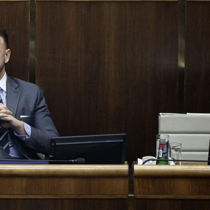 Minister vnútra Matúš Šutaj Eštok.