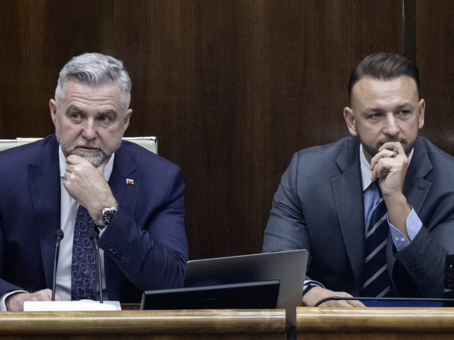 Zľava Tibor Gašpar a Matúš Šutaj Eštok.