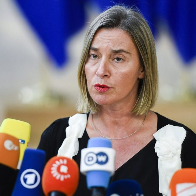 Na snímke bývalá šéfka EÚ pre zahraničnú politiku Federica Mogheriniová.