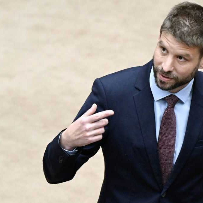 Predseda Progresívneho Slovenska Michal Šimečka.