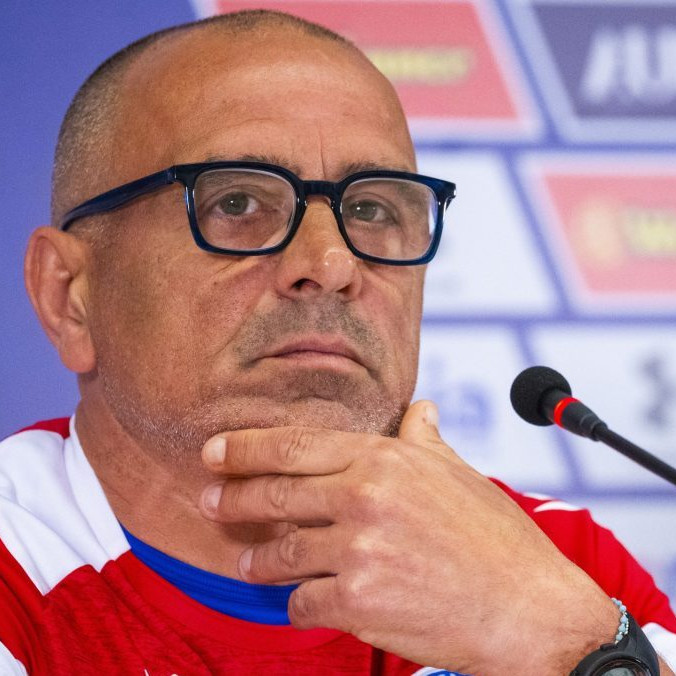 Tréner futbalovej reprezentácie SR Francesco Calzona.