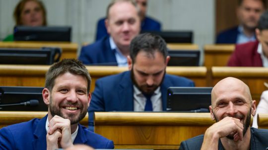 Michal Šimečka a Michal Truban