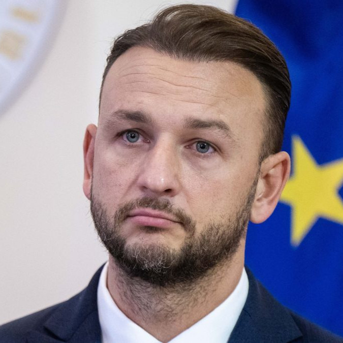 Minister vnútra SR Matúš Šutaj Eštok (Hlas-SD).