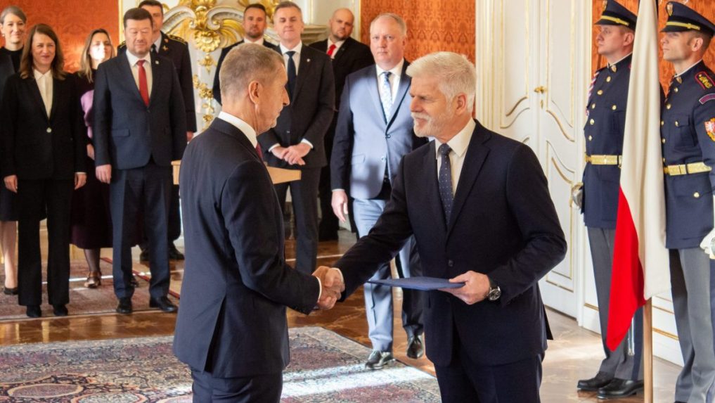 Na snímke P. Pavel a A. Babiš.