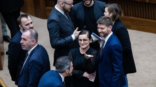 Opoziční poslanci z Progresívneho Slovenska.
