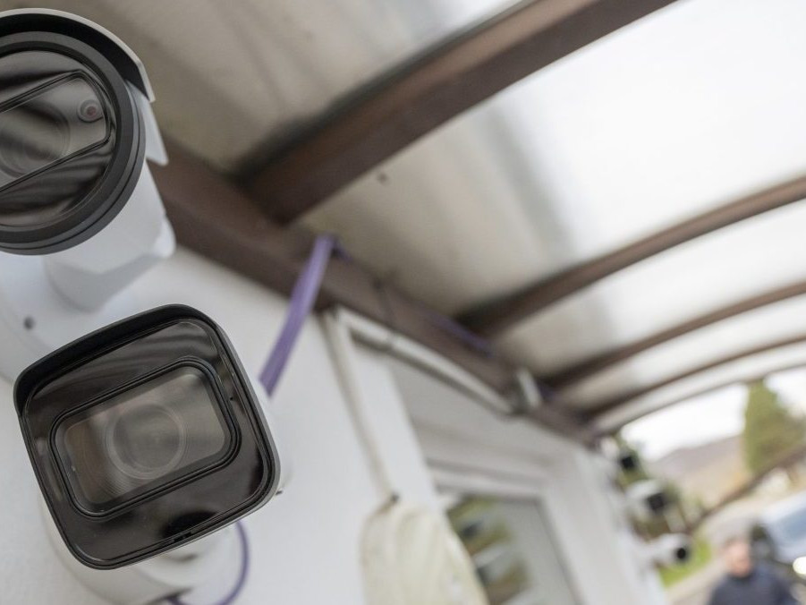 Kamery na Strednej odbornej školy Policajného zboru v Pezinku.