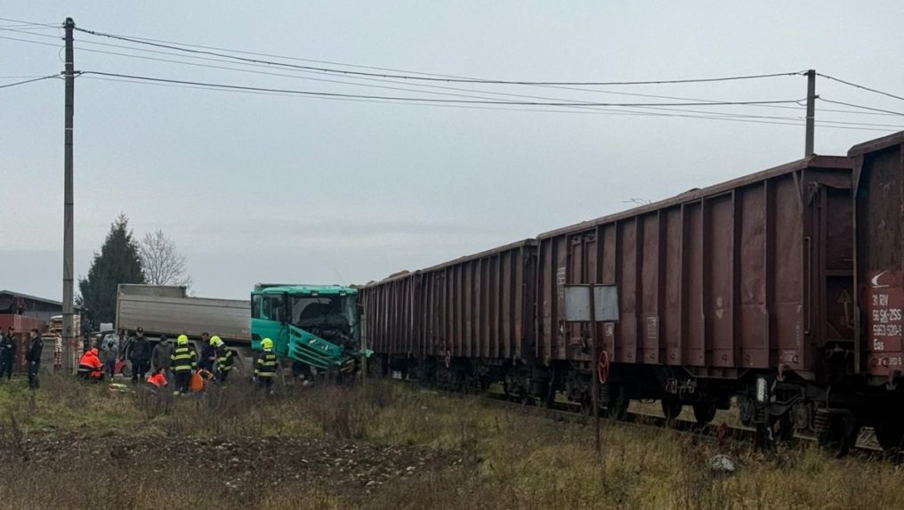 Na snímke miesto nehody.