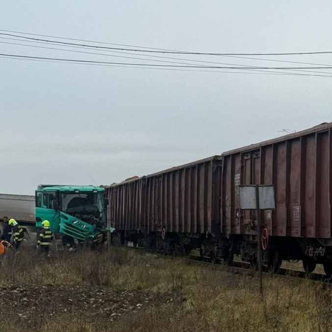 Na snímke miesto nehody.