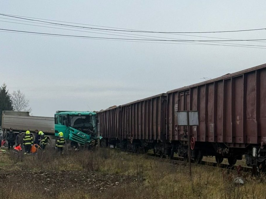 Na snímke miesto nehody.