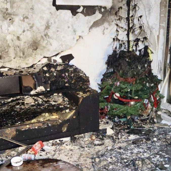 Požiar bytu v Skalici.