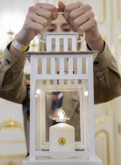 Betlehemské svetlo v Prezidentskom paláci