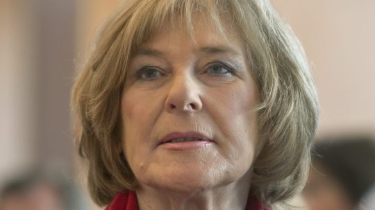 Na snímke slovenská prozaička Oľga Feldeková.