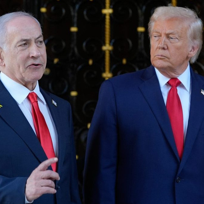 Americký prezident Donald Trump a izraelský premiér Benjamin Netanjahu.