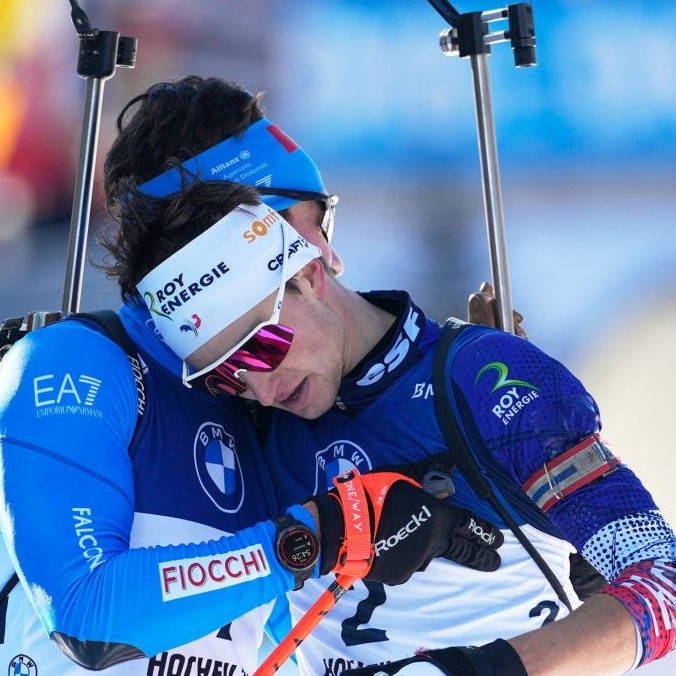 Eric Perrot a Tommaso Giacomel