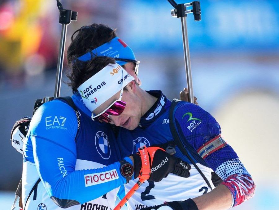 Eric Perrot a Tommaso Giacomel