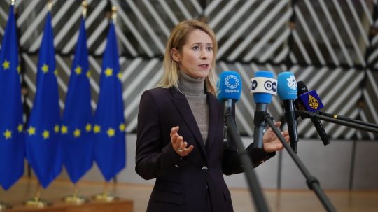 Európska šéfka diplomacie Kaja Kallasová.