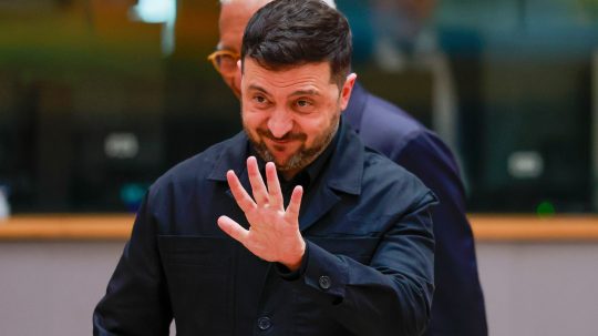 Ukrajinský prezident Volodymyr Zelenskyj.