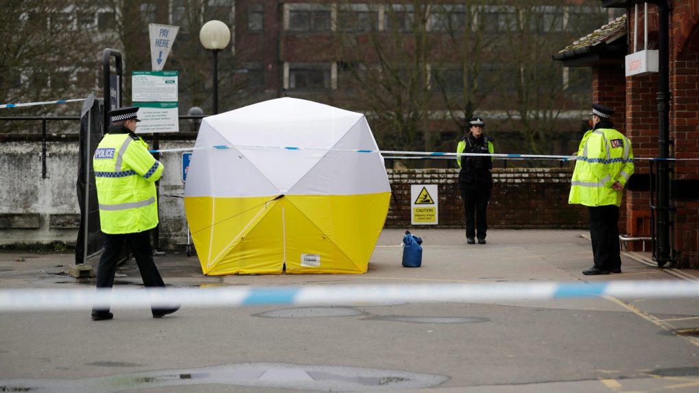 miesto útoku novičokom v Salisbury