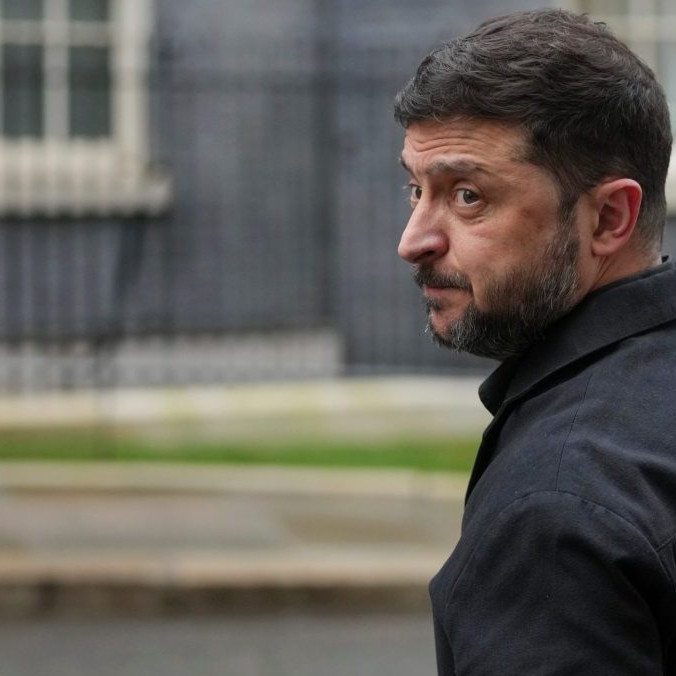 Ukrajinský prezident Volodymyr Zelenskyj.