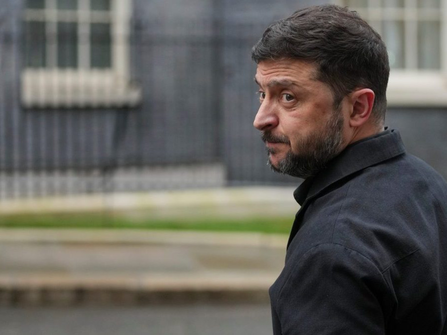 Ukrajinský prezident Volodymyr Zelenskyj.