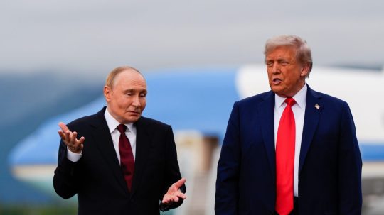 Donald Trump a Vladimir Putin