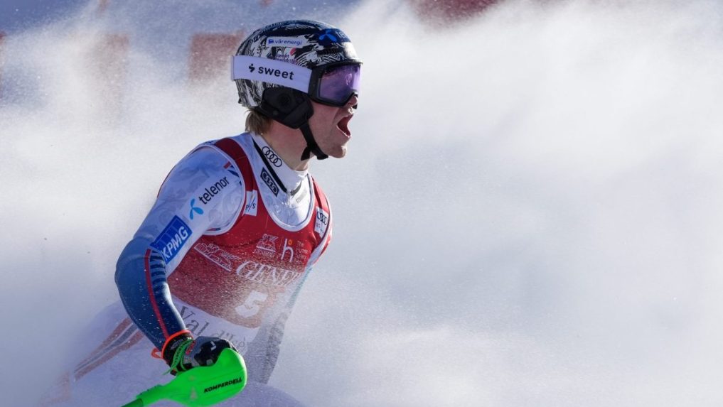 Nórsky lyžiar Timon Haugan.