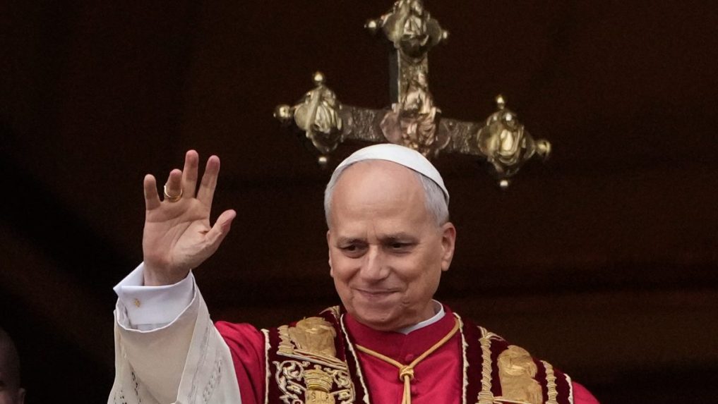 Na snímke Pápež Lev XIV.