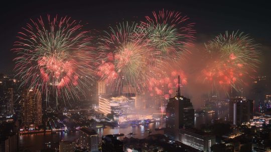 Nový rok oslávil aj Bangkok