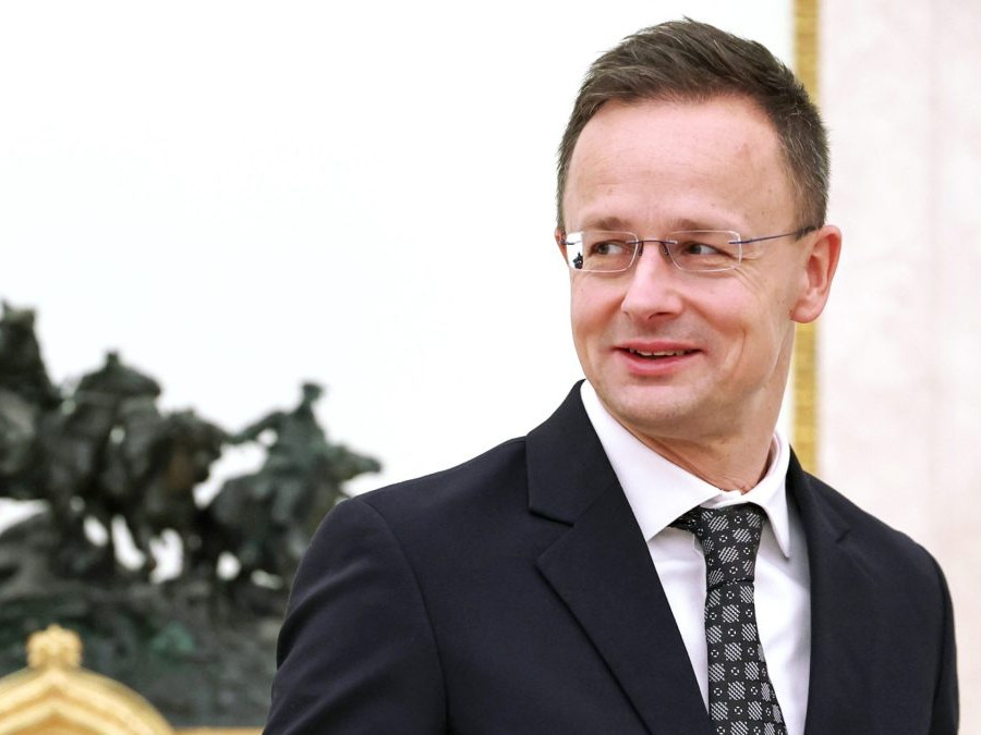 Maďarský minister zahraničných vecí Péter Szijjártó počas návštevy Kremľa v novembri 2025.