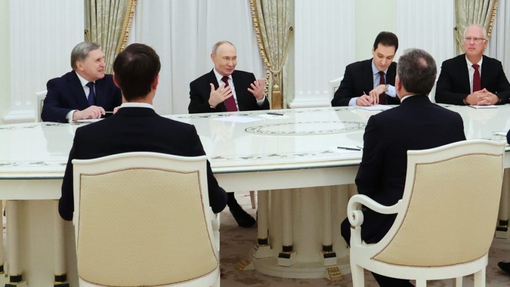 Na snímke Putin aj Witkoff na rokovaní v Moskve.