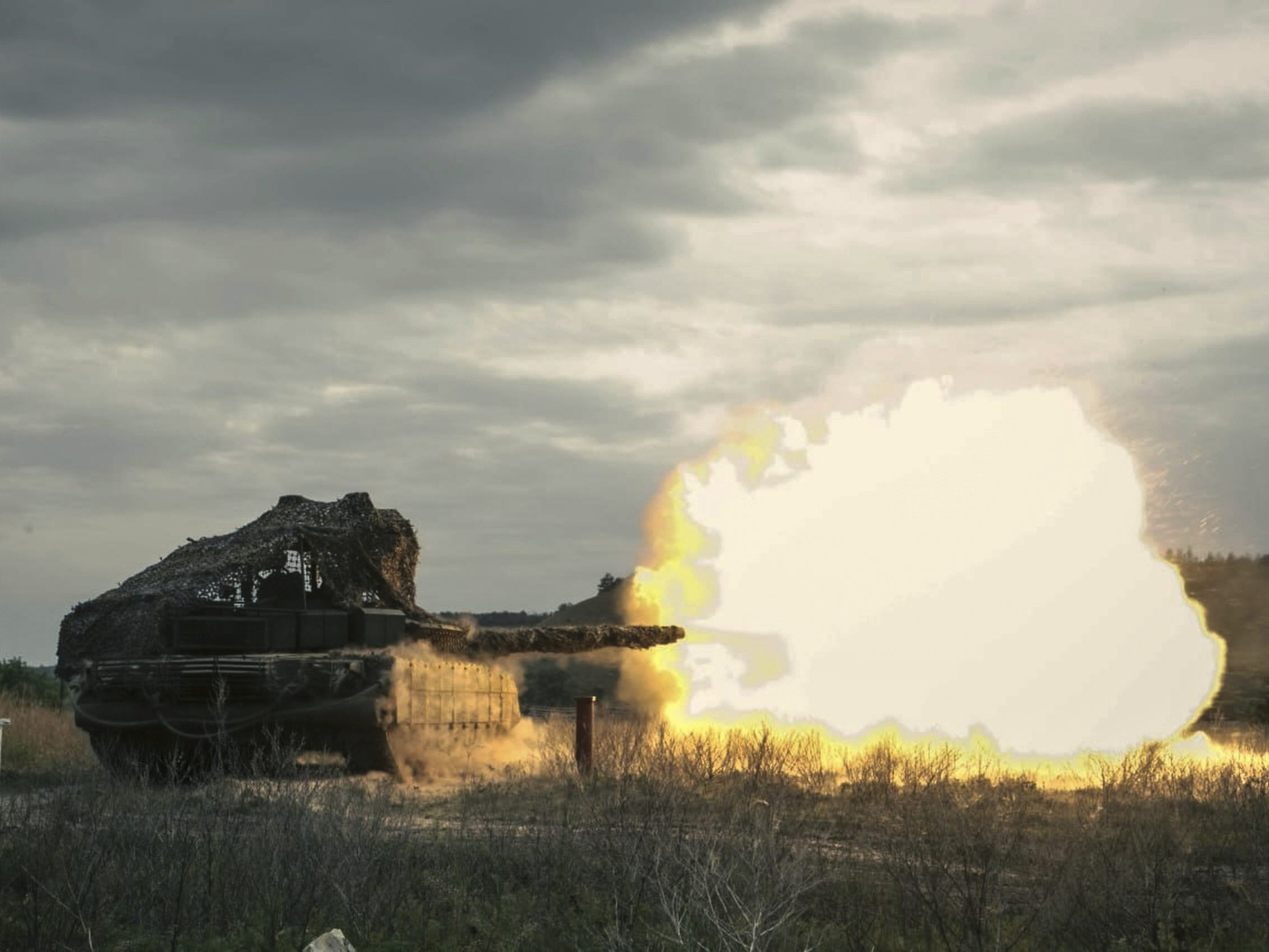 Ruský tank na Ukrajine