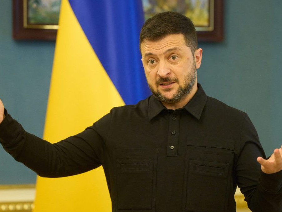 Ukrajinský prezident Volodymyr Zelenskyj.