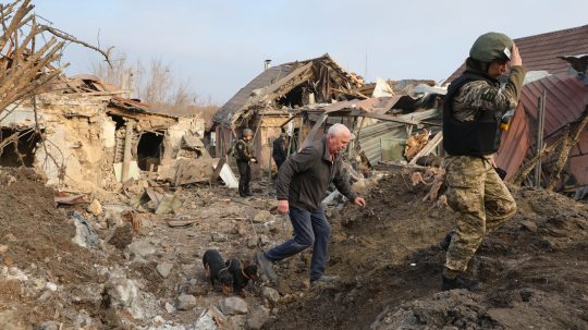 ruský útok na Ukrajine