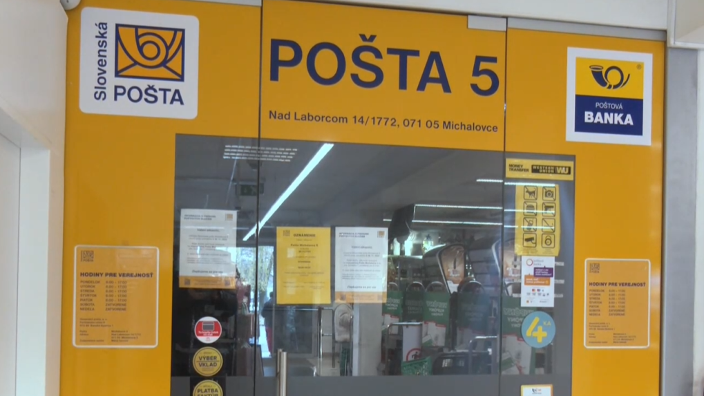 pošta v Michalovciach