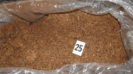 Väčšina zaisteného nelegálneho tabaku sa nachádzala v maskovaných priestoroch.