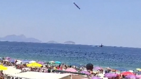 pád lietadla v Brazílii