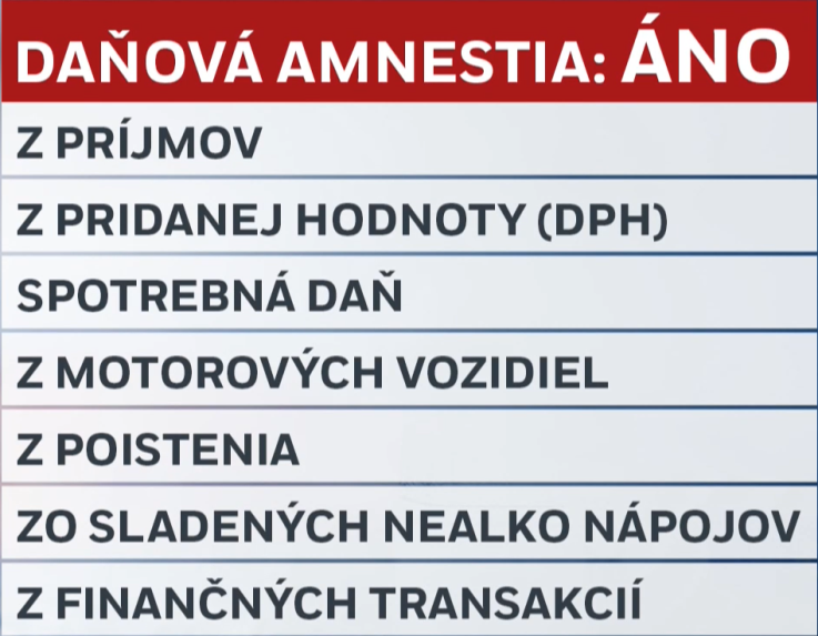 daňov&aacute; amnestia