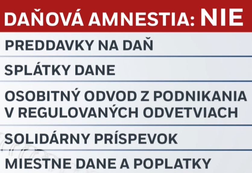 daňov&aacute; amnestia