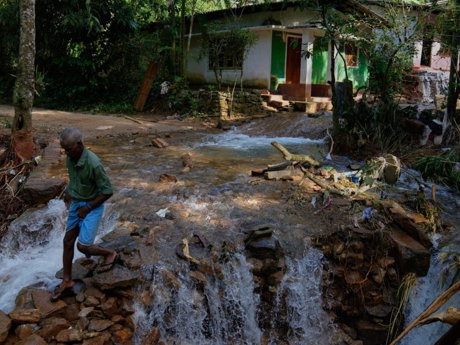Záplavy na Sri Lanke.