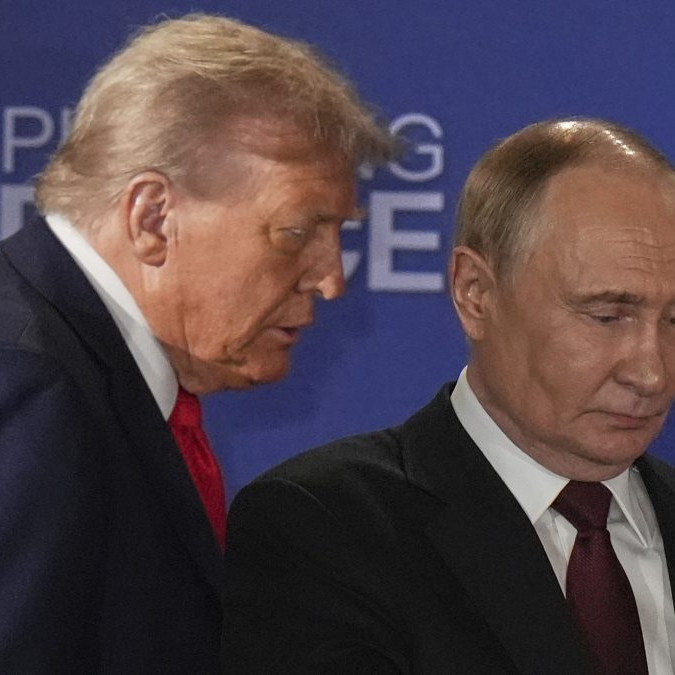 Vladimir Putin a Donald Trump.