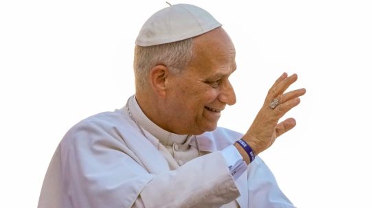 Na snímke Pápež Lev XIV.