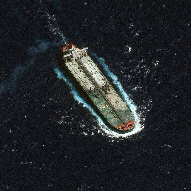 Venezuelský ropný tanker Skipper zadržaný Spojenými štátmi 10. decembra.