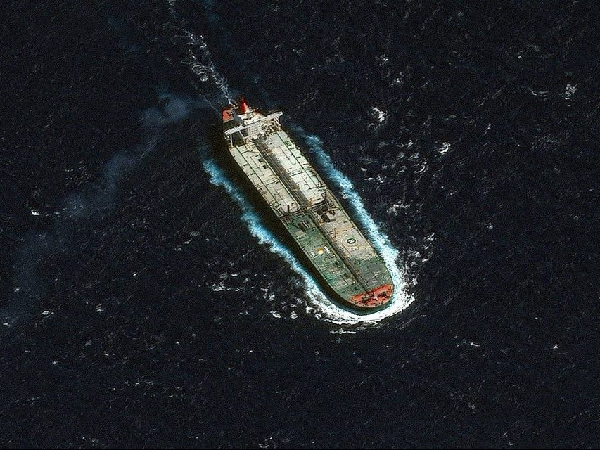 Venezuelský ropný tanker Skipper zadržaný Spojenými štátmi 10. decembra.