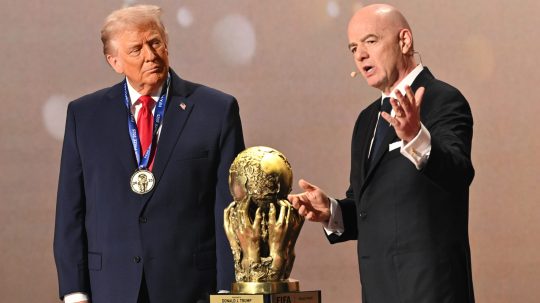Trump a Infantino