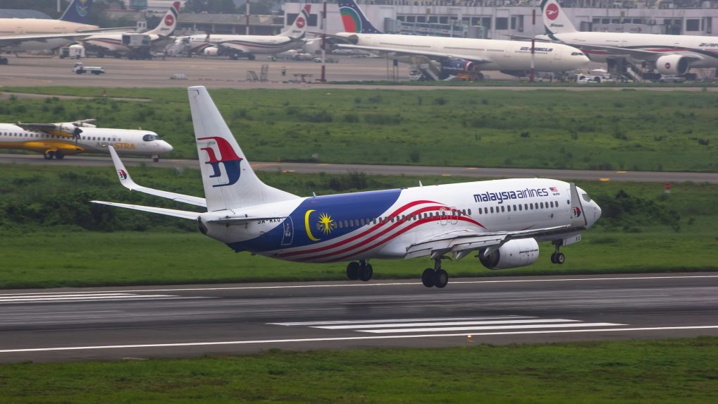 Na snímke lietadlo spoločnosti Malaysia Airlines.