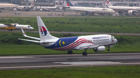 Na snímke lietadlo spoločnosti Malaysia Airlines.